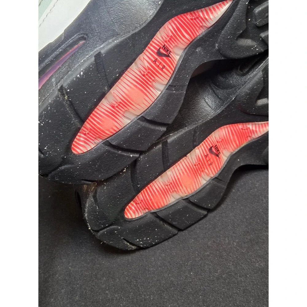 Nike Air Max 95‎ Recraft Kids Sneakers Black Grey Red CJ3908-101 Size 10C